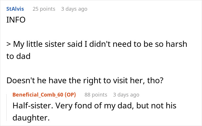 Son Shuts Down Dad Wanting To Forcibly Visit By Saying That Visitation Rights Apply Only Until 18YO