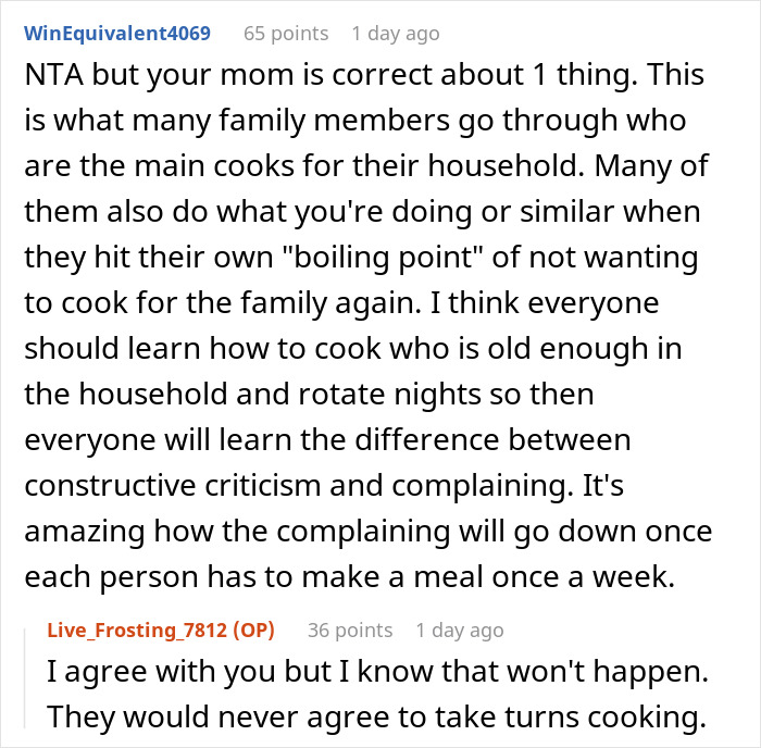 Teen Can't Keep Up With Family's Food Preferences, Starts Cooking Only For Himself, It Angers Family