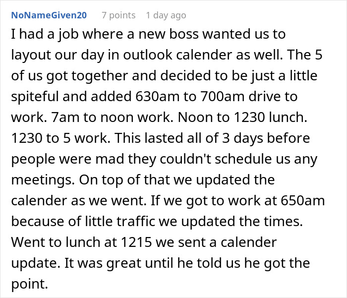 Malicious Compliance: Fed-Up Employee Gives Micromanaging Boss Exactly What He Asked For - 30