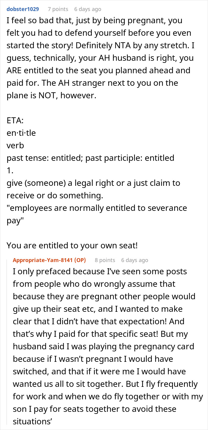 Heavily Pregnant Woman Stays In Her Seat She Paid For, Other Passengers Purposely Inconvenience Her