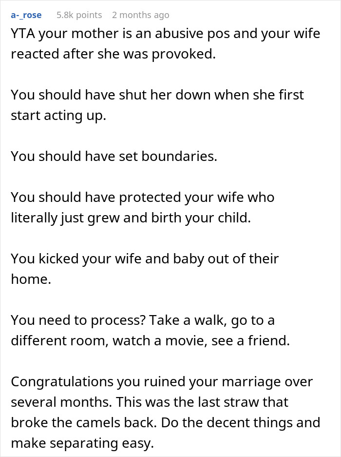 Woman hands husband divorce papers over ongoing conflict with mother and ignored insults, showing frustration and final decision.