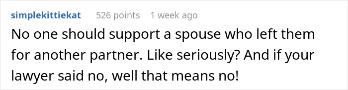 Woman Leaves Husband For Another Man, Is Shocked When He Stops Paying Spousal Support Woman Leaves Husband For Another Man, Is Shocked When He Stops Paying Spousal Support