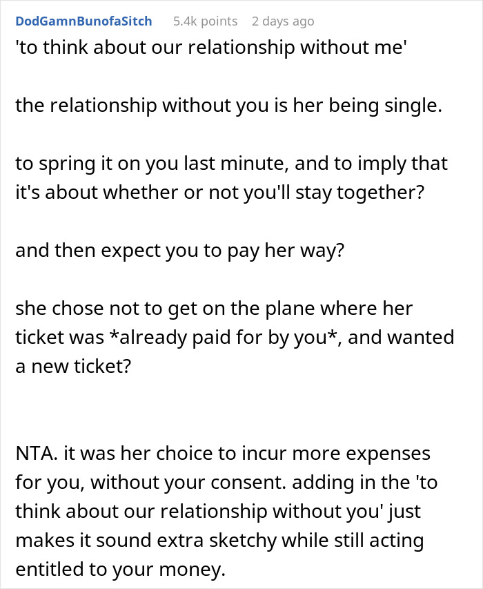 &ldquo;Rude Awakening&rdquo;: Woman &ldquo;Finds Herself&rdquo; Single After BF Learns Why She Wanted A Solo Vacation