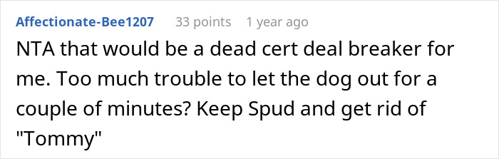 Guy Makes A Dumb Excuse Not To Walk GF’s Dog, Is About To Face The Consequences Guy Makes A Dumb Excuse Not To Walk GF’s Dog, Is About To Face The Consequences
