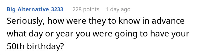 Mom Warns Son Her Birthday Party Is Going To Upstage His Wedding But He Doesn't Care, Regrets It