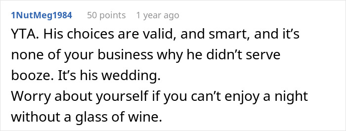 "He Was Tacky And Rude": Sister Freaks At Brother's Alcohol-Free Wedding "He Was Tacky And Rude": Sister Freaks At Brother's Alcohol-Free Wedding