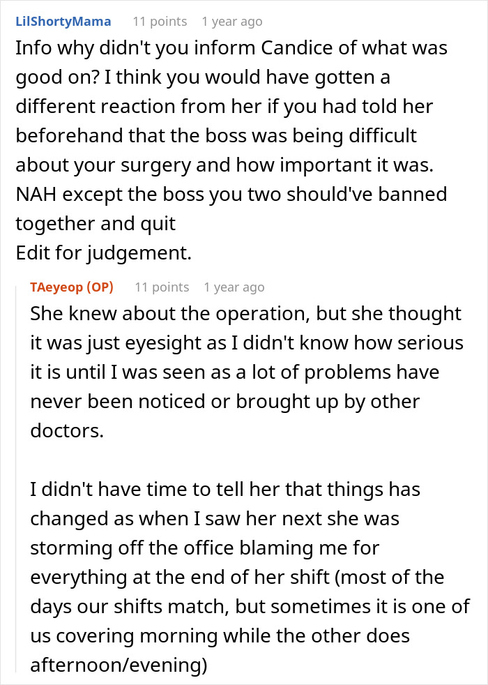 Bride Furious After Her Time Off Was Canceled Due To Coworker’s Surgery - 21