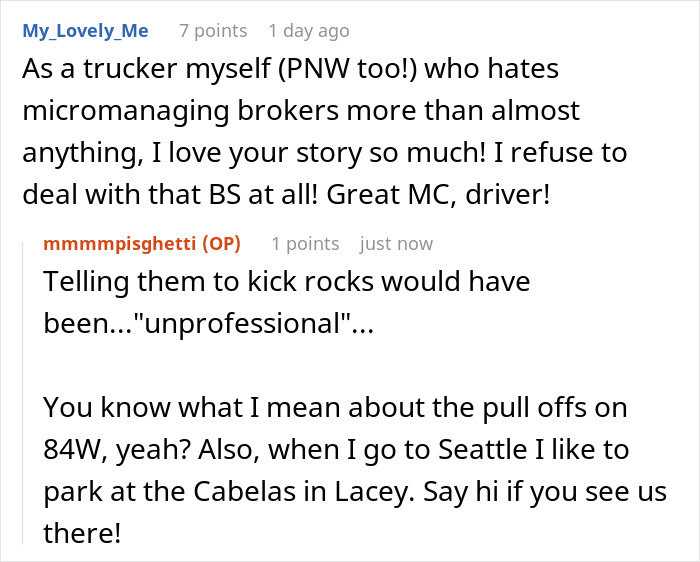 &ldquo;Half Past Stupid O&rsquo;Clock&rdquo;: Micromanaging Broker Tracks Trucker&rsquo;s Every Move, She Has Enough