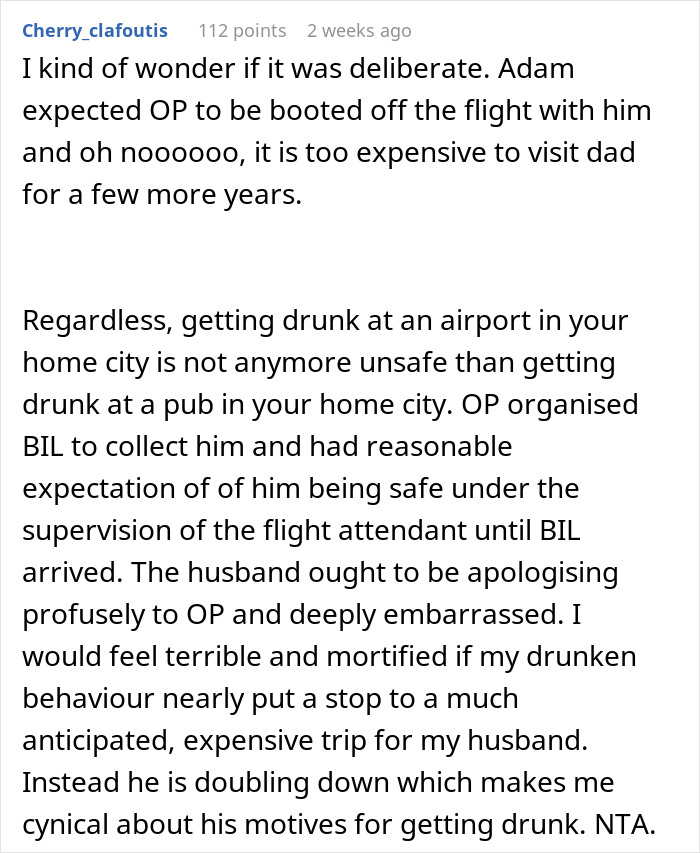 Drunk Guy Is Left At The Airport Alone When Wife Refuses To Miss Expensive Flight To See Her Family - 23