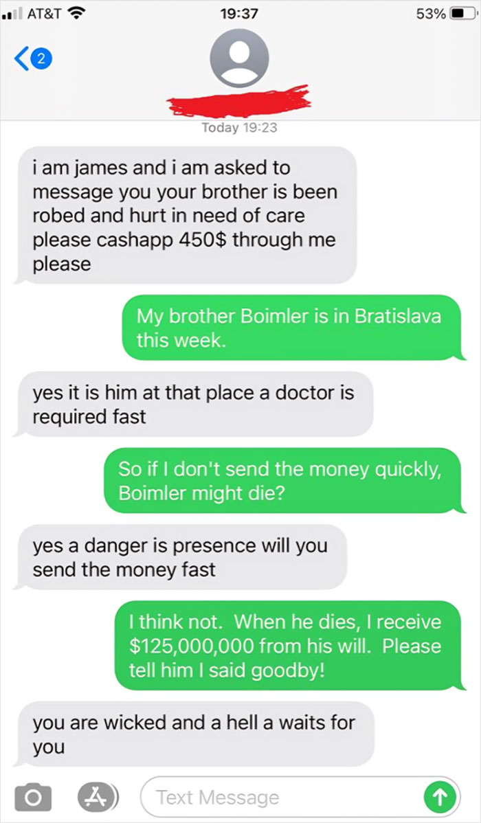 Scam Texts. But Scammers Are Such Fun To Mess With At Times!!