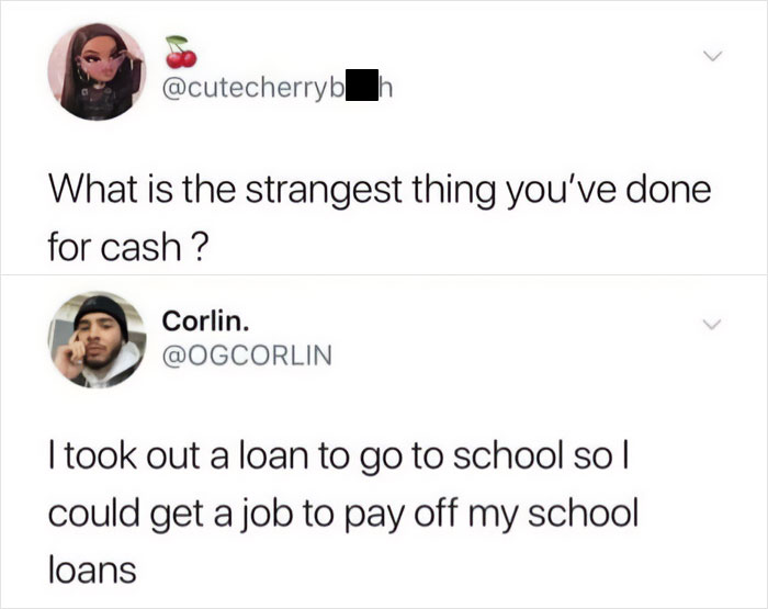 This Is Starting To Feel Like A Scam
@cutecherrybitch @ogcorlin
.
.
.
.
.
#work #college #studentloans #kimkardashian #scam