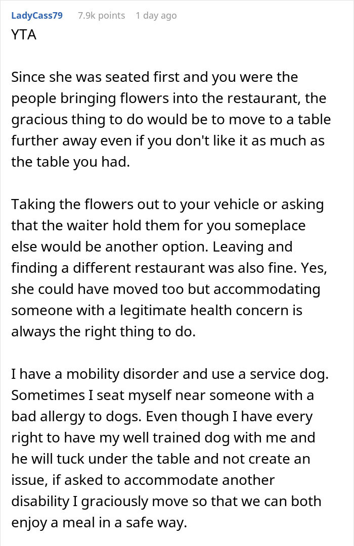 Woman Is Confused If She Was Wrong To Ignore Allergic Diner’s Wishes, Gets A Reality Check - 15