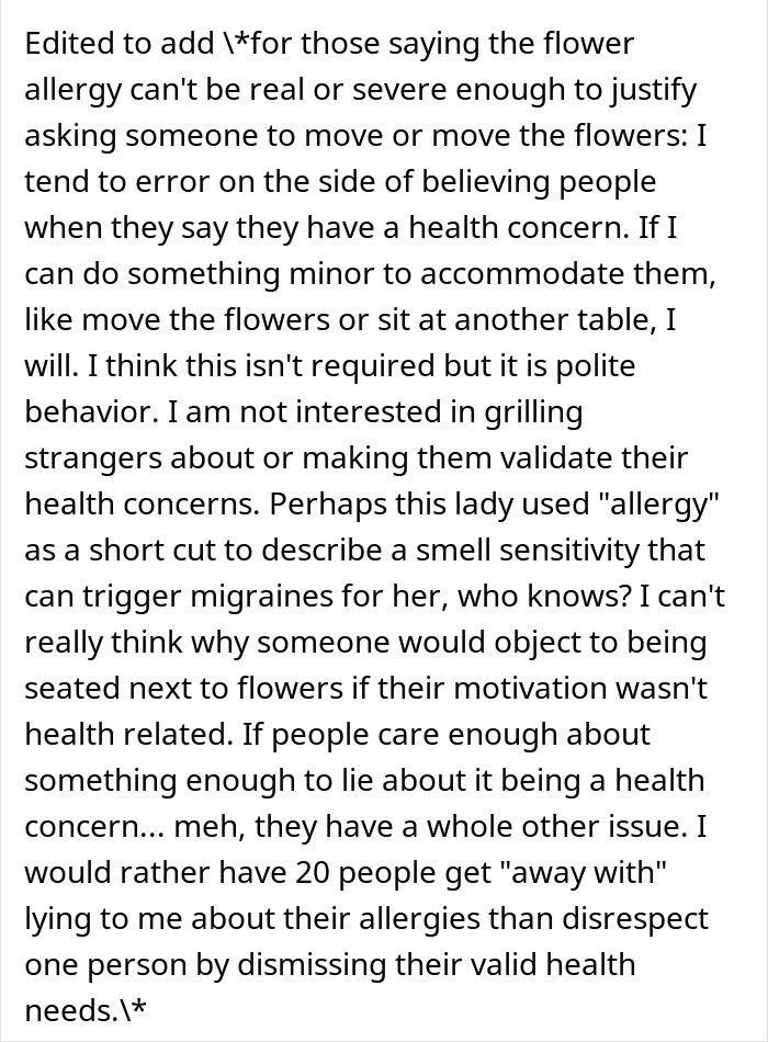 Woman Is Confused If She Was Wrong To Ignore Allergic Diner’s Wishes, Gets A Reality Check - 16