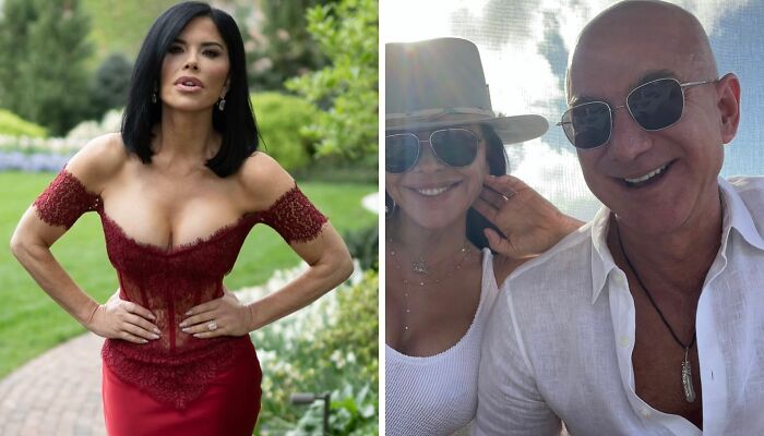 Jeff Bezos’ Fiancée Blasted For Wearing “Disrespectful” Gown At White House In Front Of Japanese Prime Minister