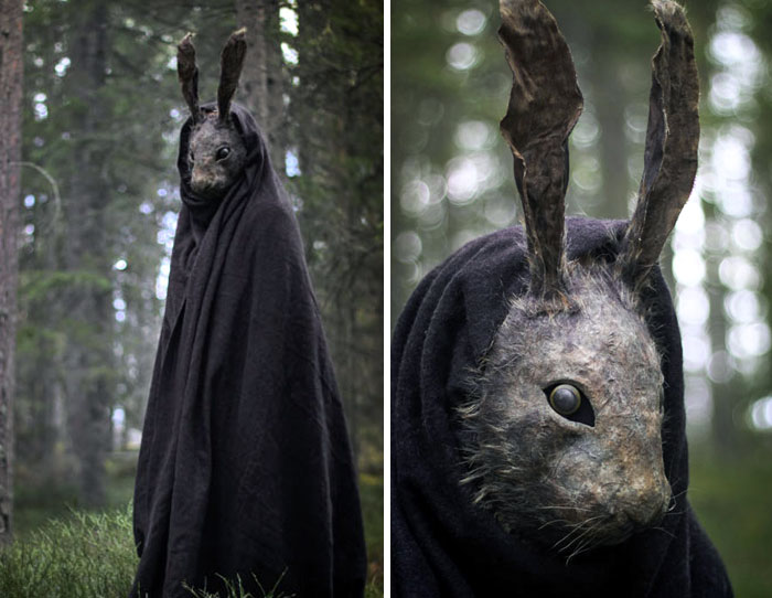 I Made A Creepy Rabbit Mask