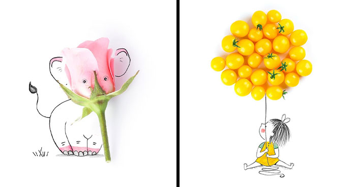 Artist Brings 98 Illustrations To Life By Using Everyday Objects