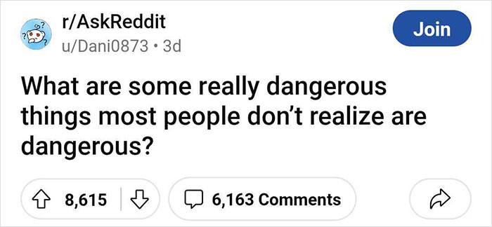 “Moving Water”: 35 People Share Things People Might Not Realize Are Really Dangerous - 1