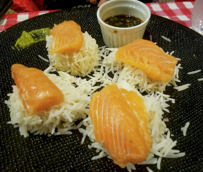 Ordered Sushi In Pakistan