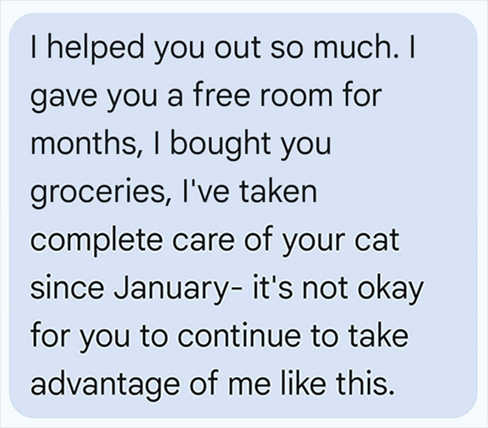Guy Asks A Friend To Watch His Sick Cat For A While, Starts Ignoring Texts Asking Him To Take It Back