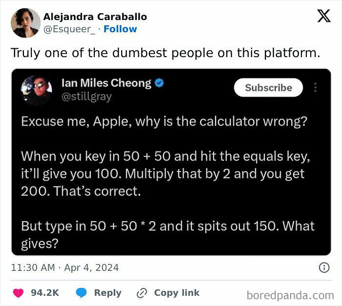 Truly, One Of The Dumbest People