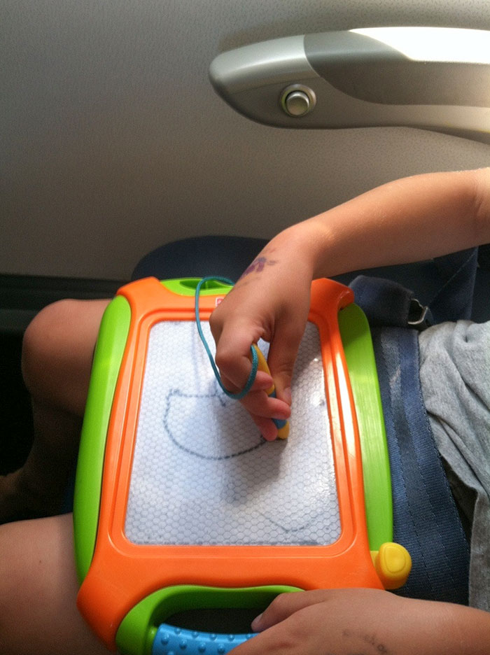 Our Flight Attendant Repeatedly Insisted That My Son "Turn Off His Device"