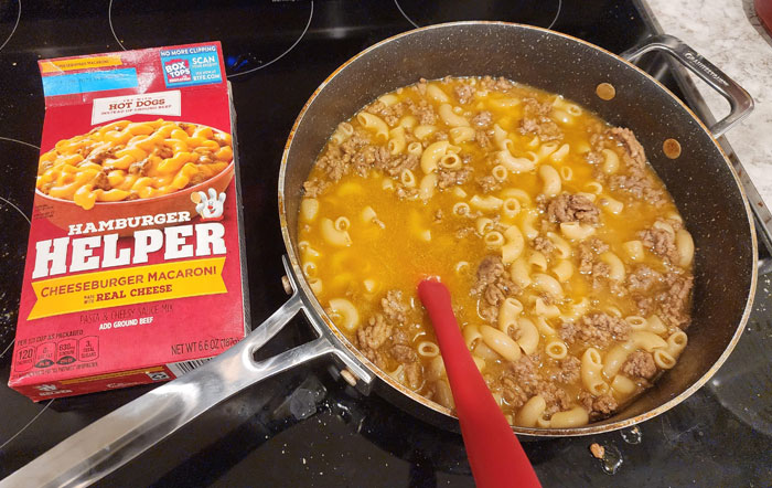 Had No Milk - Tried To Substitute With Water And Butter - I Couldn't Help This Hamburger