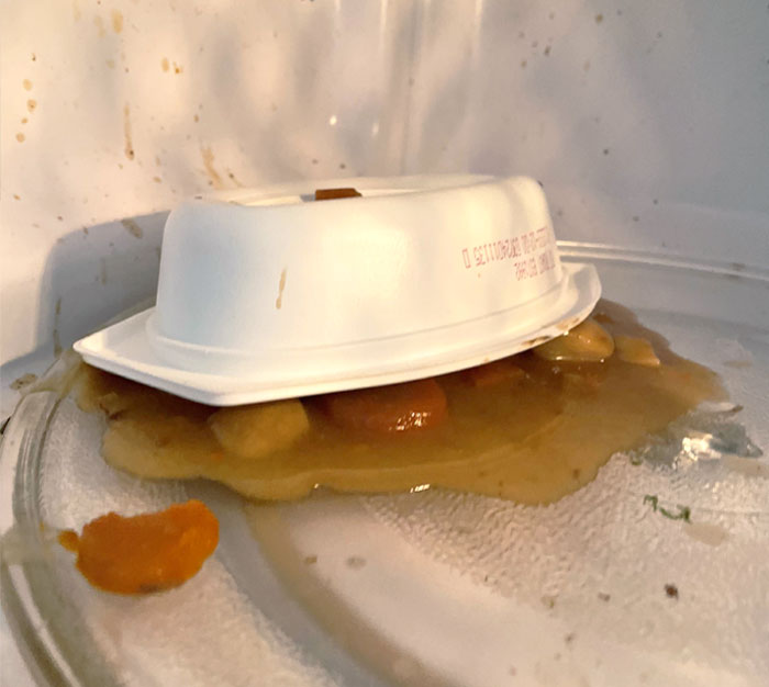 My Microwave Lunch Jumped Up And Flipped