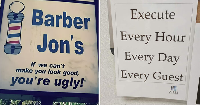 50 Times Signs Were So Funny, People Just Had To Share Them In This Facebook Group