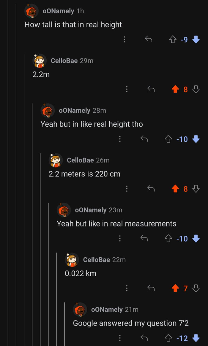 I Would Have Answered Him In Light-Years Since It's A Unit Recognised By Everyone