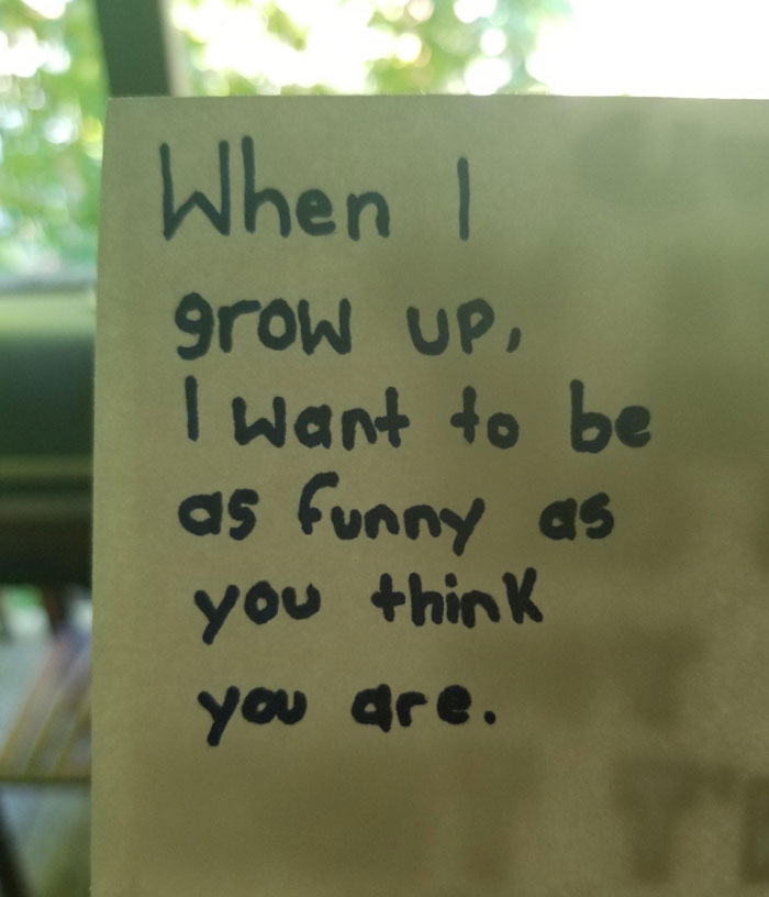 Mi hija burlándose de mi en el día del Padre, estoy orgulloso