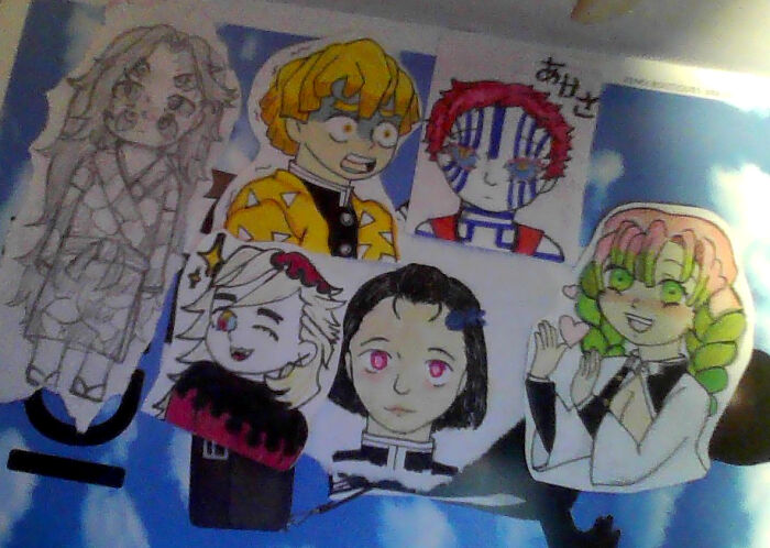 Demon Slayer, Kokushibo, Zenitsu, Akaza, Mitsuri, Douma, And Koyuki