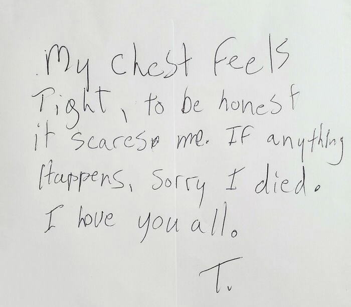 My Brother Got Drunk Last Night And Left This Note For His Kids