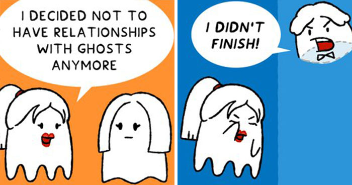 This Artist Makes Adorable Comics Showing The Funny Side Of The Afterlife (23 New Pics)