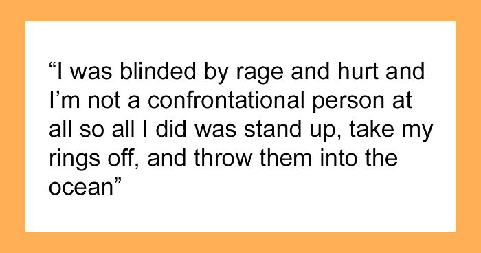 “My Husband’s Jaw Hit The Floor”: Wife Throws Rings In The Ocean After Husband’s Cruel ‘Prank’