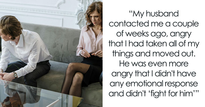 Wife Packs Up And Moves Out After Being Served Divorce Papers, Husband Expected More Of A Reaction