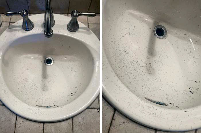 This Is How My Boyfriend Leaves The Sink After He Shaves