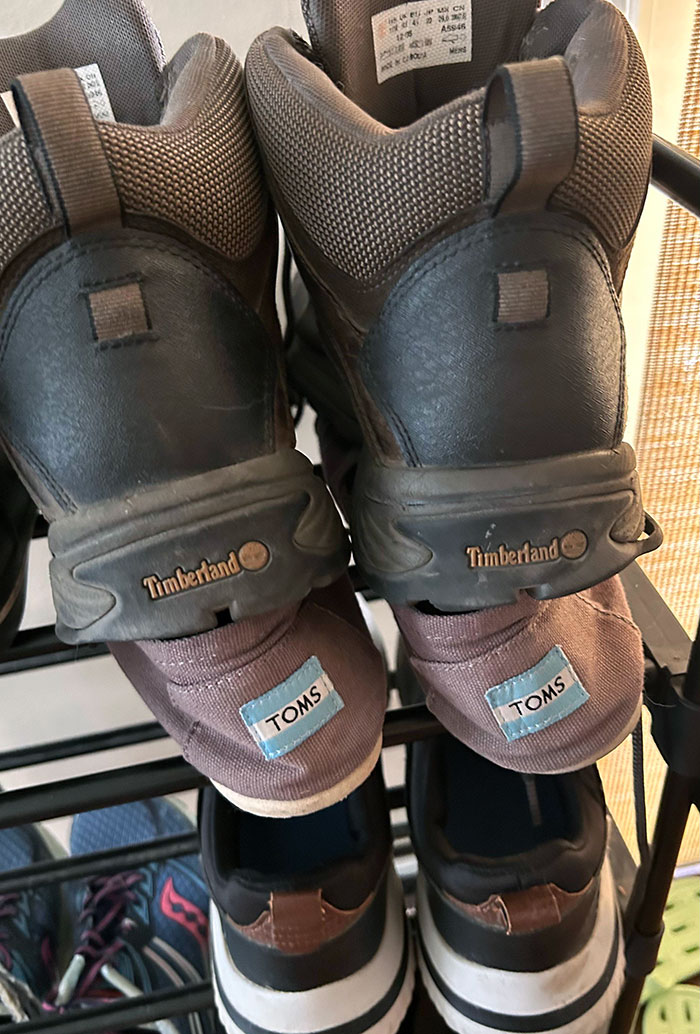 Husband Keeps Putting His Shoes On Top Of My Shoes And Making Them Dirty