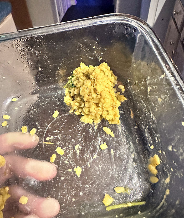 My Husband Puts This Much Food Back Into The Fridge To Avoid Doing The Dishes