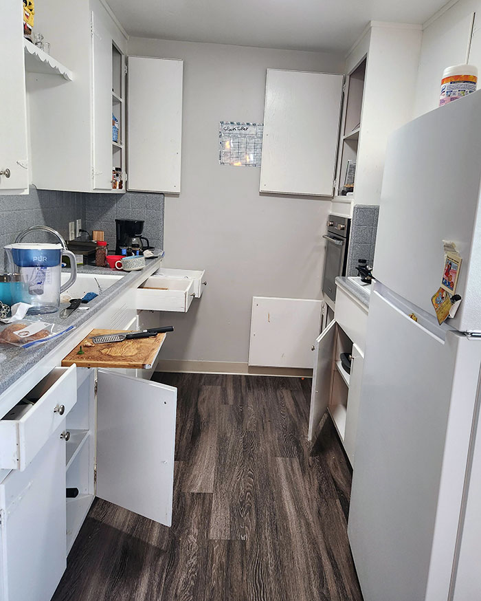 My Fiance Has A Weird Habit Of Not Closing Drawers Or Cabinets