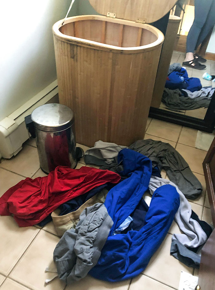 When The Hamper Is Right There