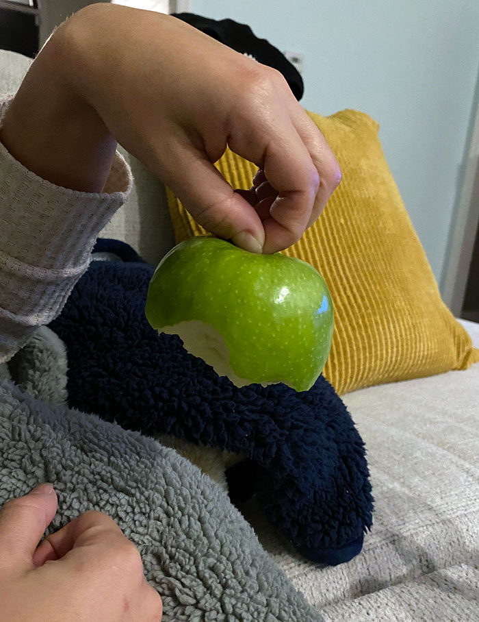 My Wife Eats Apples From The Bottom Including The Core