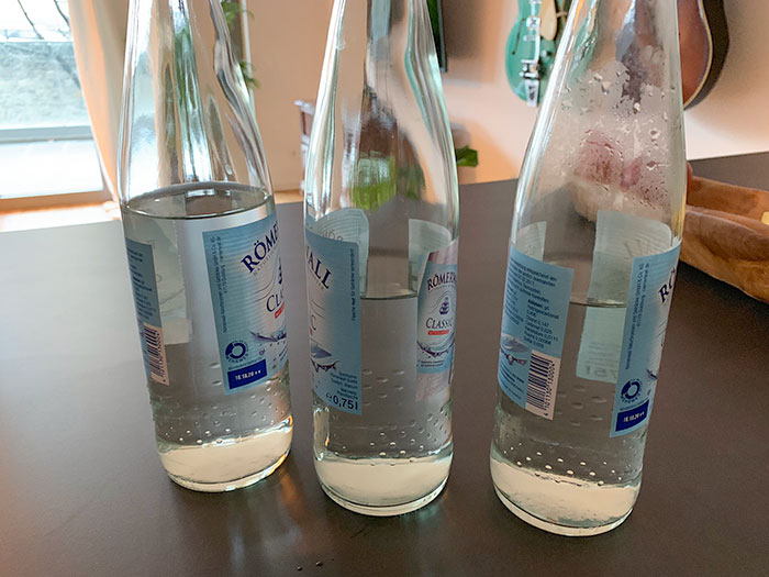 My Girlfriend Opens New Water Bottles Without Finishing The Others First. Send Help, Please