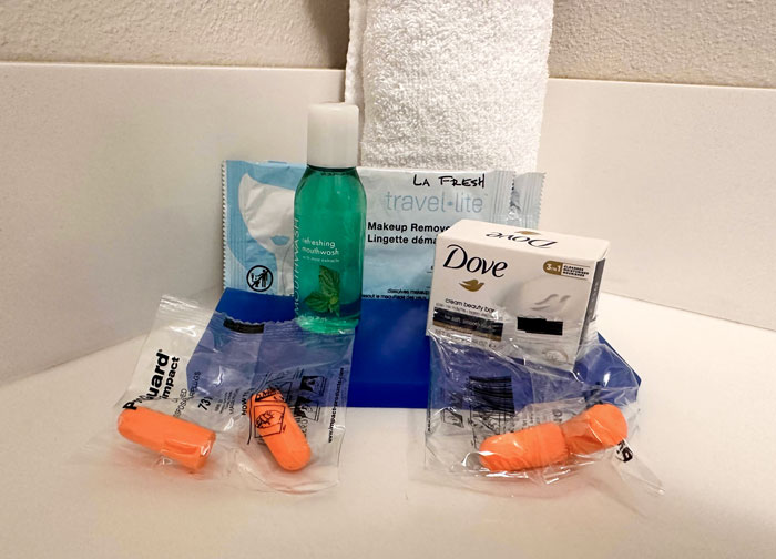 The Hotel I’m Staying At Provides Hearing Protection