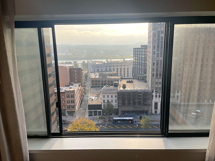 My Hotel Window Opens