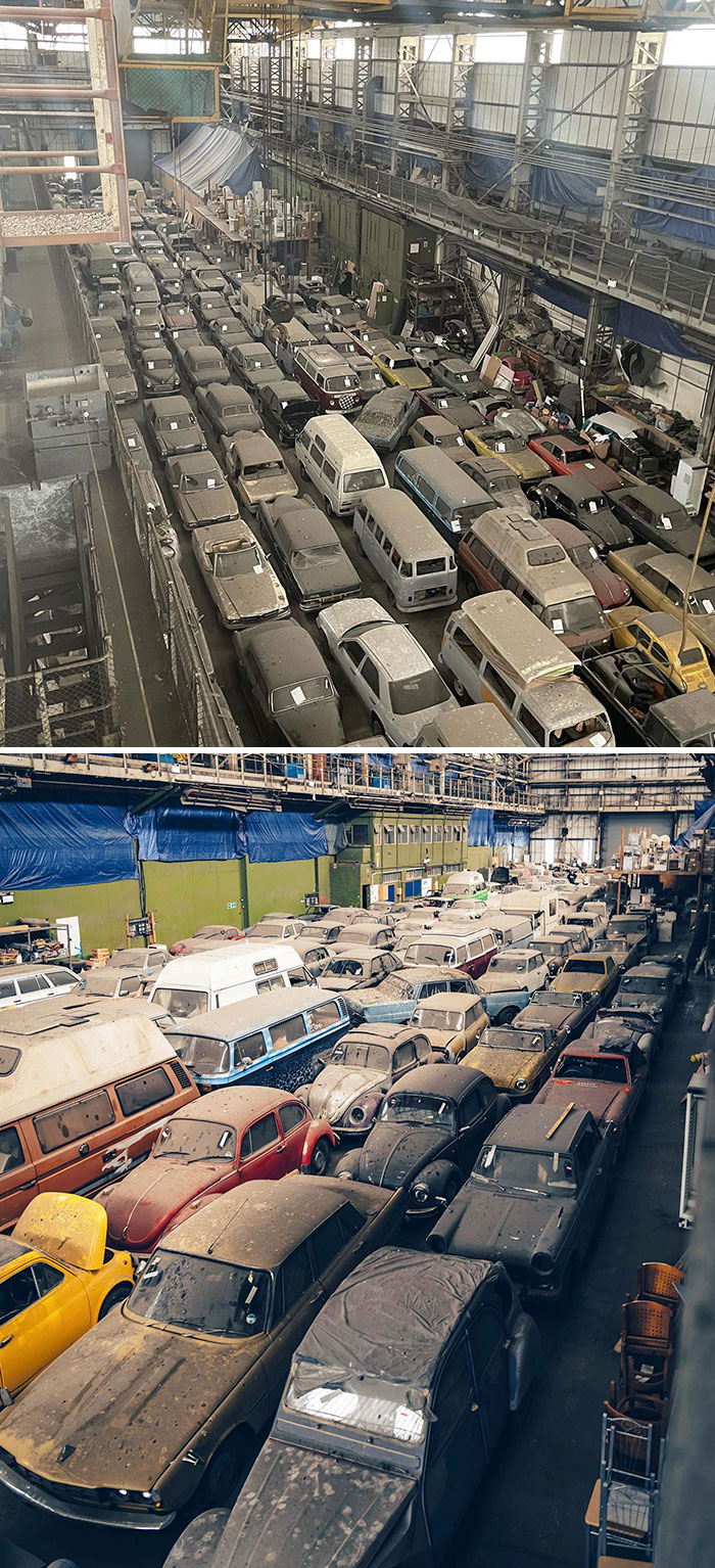 Abandoned Collection Of Over 175 Classic Cars In North London