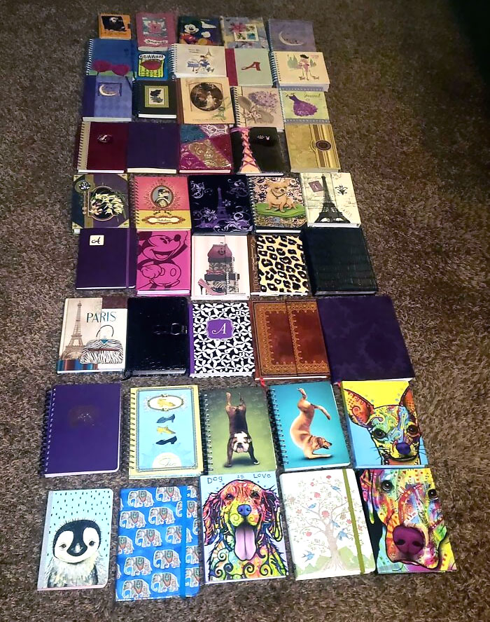 My Wife Has Diligently Kept A Journal Everyday Since 2000