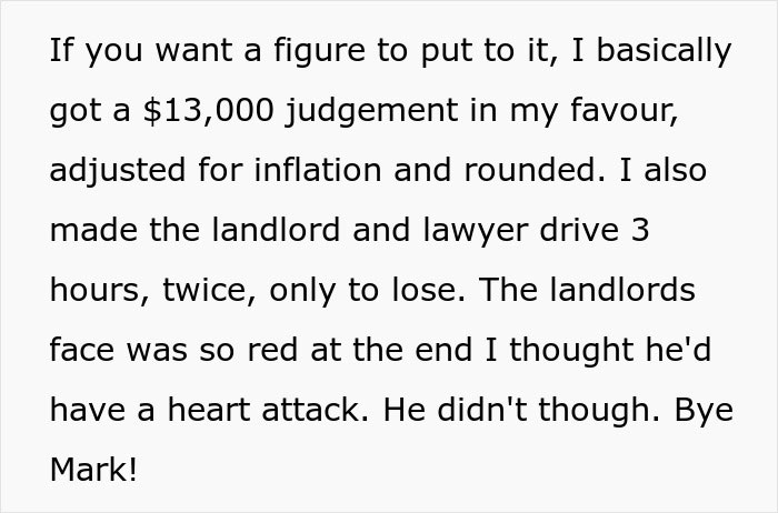 "Face Was So Red At The End": Landlord Regrets Messing With The Wrong Tenant "Face Was So Red At The End": Landlord Regrets Messing With The Wrong Tenant