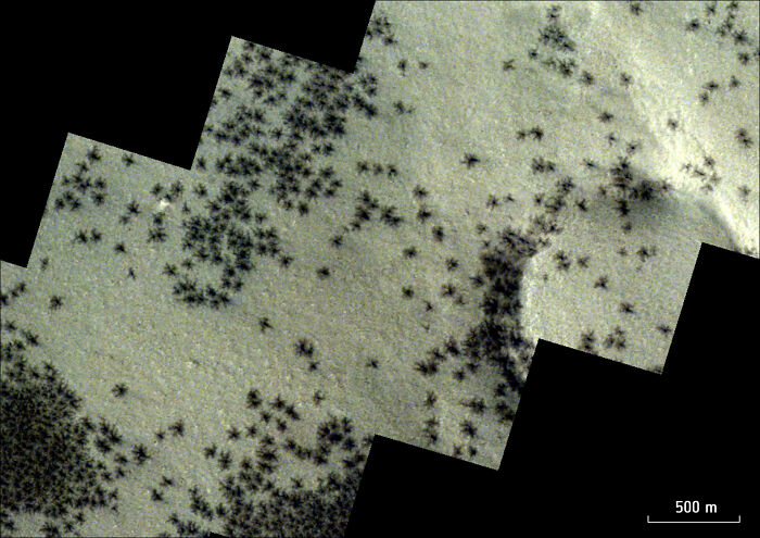 Mars Covered In Hundreds Of &ldquo;Spiders&rdquo; In Horrifying New Satellite Footage