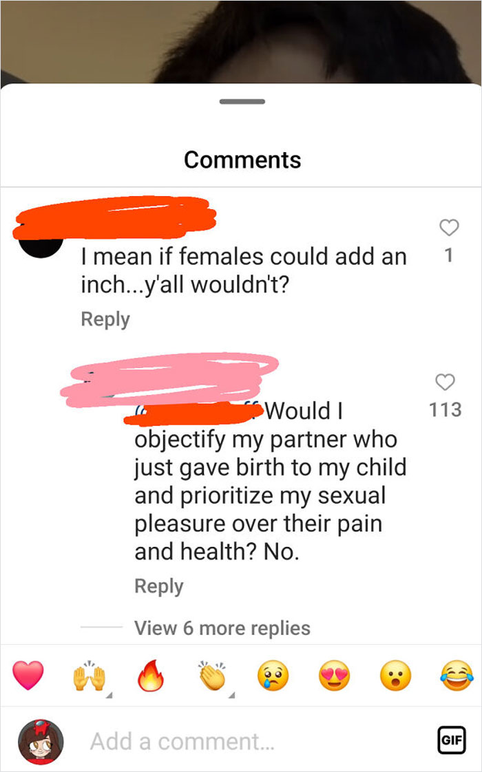 This Was A Comment On An Instagram Reel About The Husband Stitch And How Harmful It Is