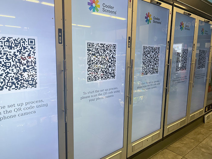 There’s No Way Anyone Believes This Is An Efficient Way To Display Drinks. Had To Open 5 Doors Until I Found What I Wanted